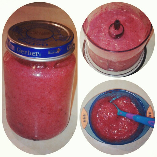 DIY Baby Fruit Smoothie